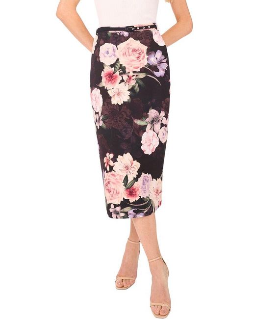 Ted Baker Red Celia Pencil Skirt