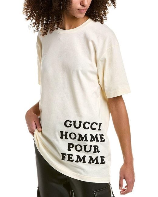 Gucci White Oversized T-shirt