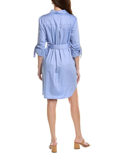 tyler boe Blue Emmaline Shirtdress