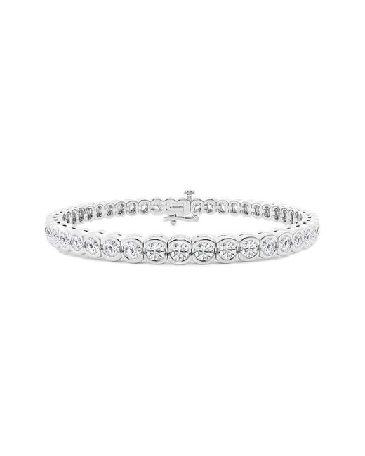 Lab Grown Diamonds White 14K 8.04 Ct. Tw. Lab Grown Diamond Bracelet