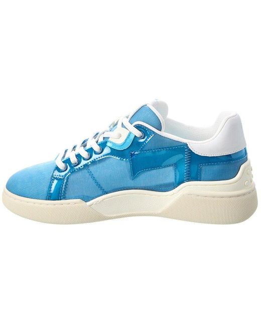 Tod's Blue Tods Vinyl & Mesh Sneaker