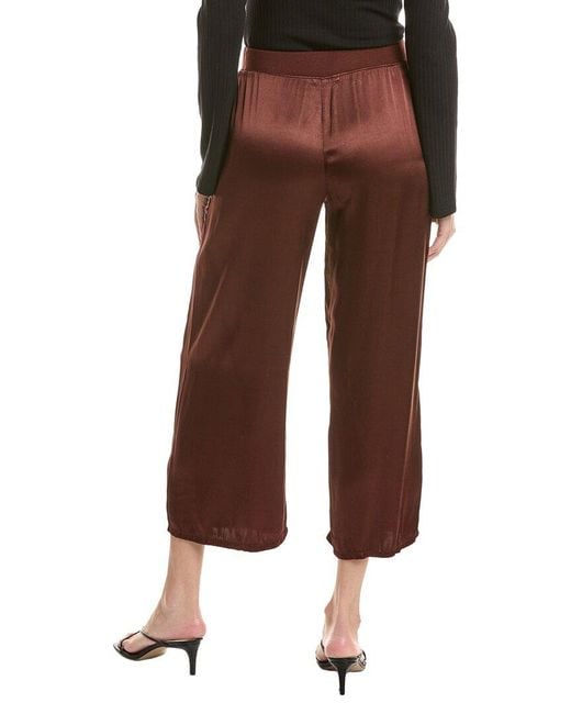 Michael Stars Brown Sacha Cropped Pant