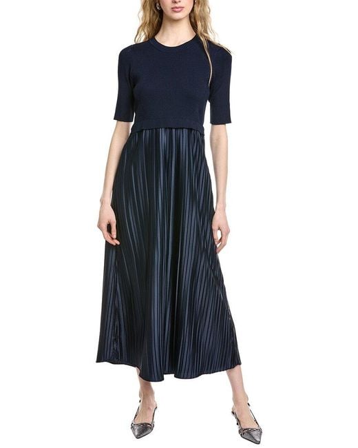 Nanette Lepore Blue Twofer Maxi Dress