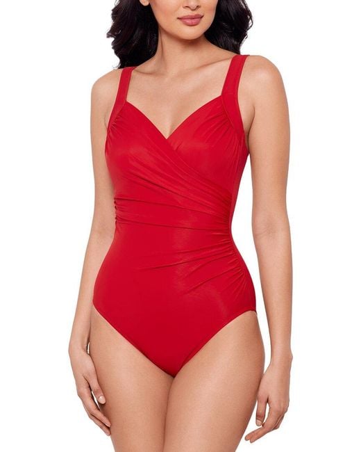 Miraclesuit Red Must Haves Sanibel One-Piece