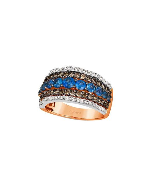 Le Vian Blue Periwinkle 14K 2.30 Ct. Tw. Diamond & Sapphire Ring