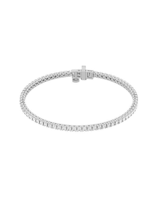 Lab Grown Diamonds White 14K 3.00 Ct. Tw. Lab Grown Diamond Tennis Bracelet