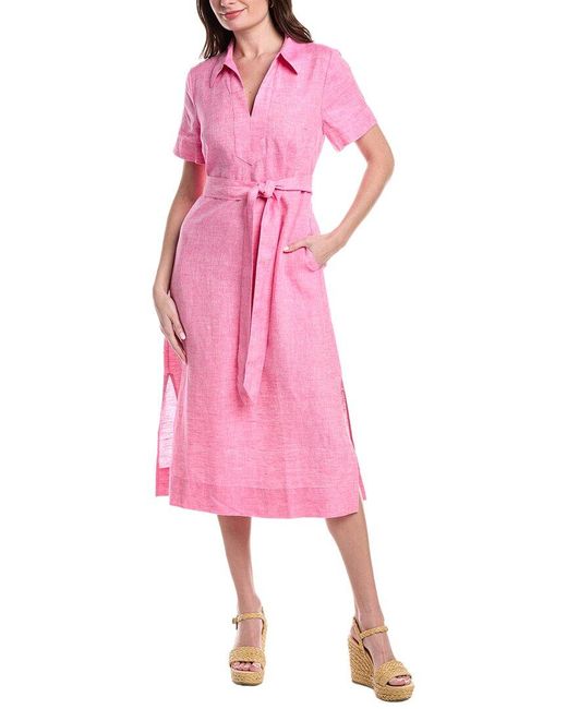 tommy bahama pink linen dress Tommy Bahama Women's Two Palms Patch Pocket Linen Dress - Light Salmon