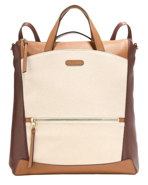 Cole Haan Natural The Essential Leather & Canvas Backpack