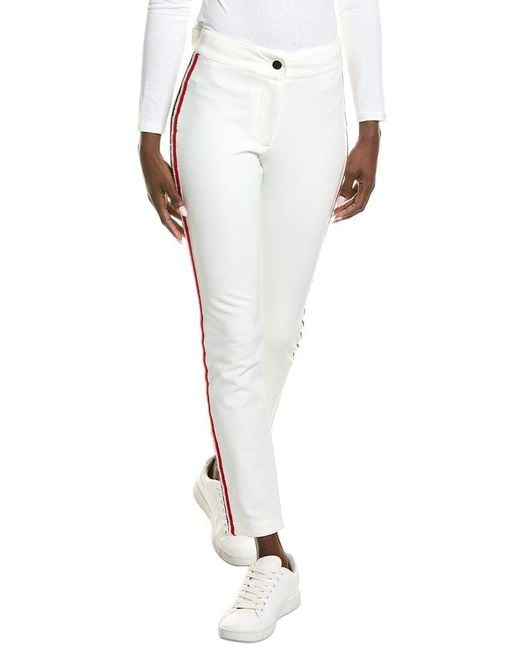 Moncler White Wool Pant
