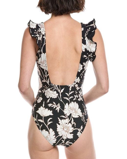 summersalt Black The Ruffle Backflip One-Piece