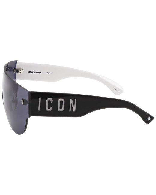 DSquared² Gray Icon 0002/S 99Mm Sunglasses for men