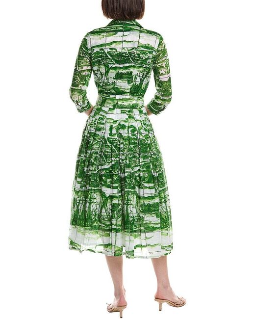 Samantha Sung Green Audrey Shirtdress