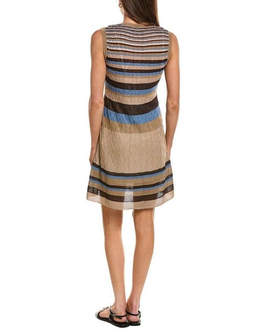 Missoni Brown Abito Senza Maniche Mini Dress