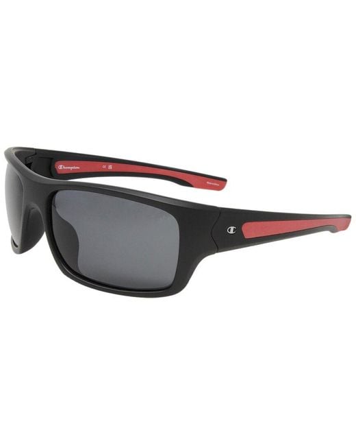Champion Gray Cu5159 64Mm Polarized Sunglasses for men