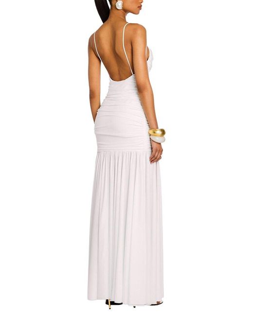 retroféte White Bristol Maxi Dress