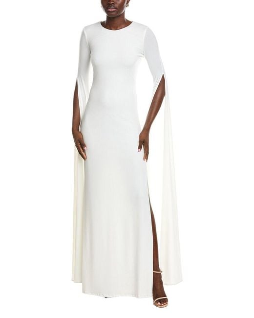 Issue New York White Solid Gown