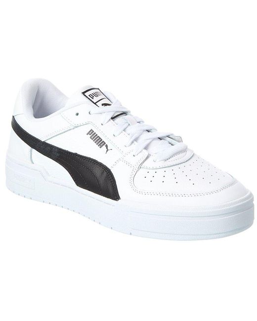 PUMA White Ca Pro Classic Leather Sneaker for men