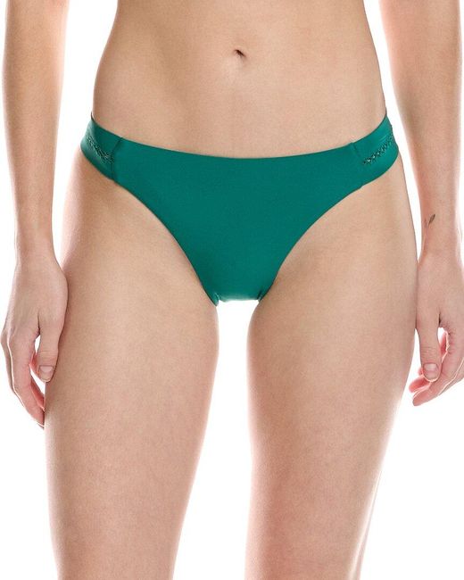 Monte and Lou Green Twin Band Bikini Bottom