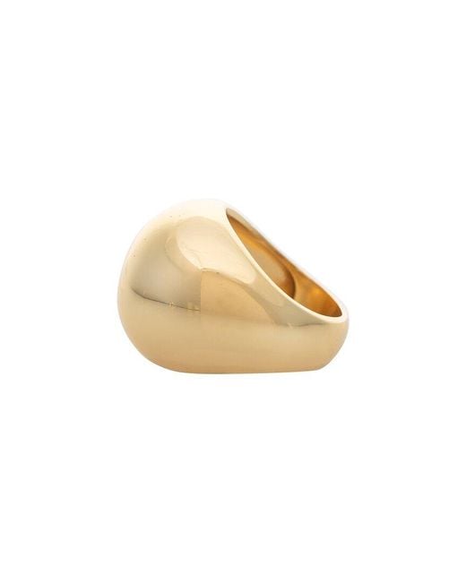 Rivka Friedman White 18K Plated Statement Ring