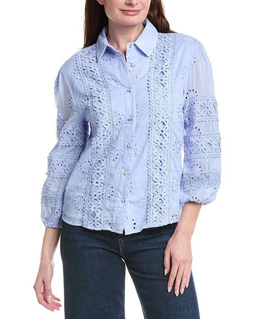Estellina Blue Top