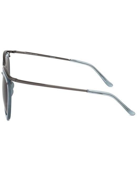Linda Farrow Blue Dvn50l 51mm Sunglasses