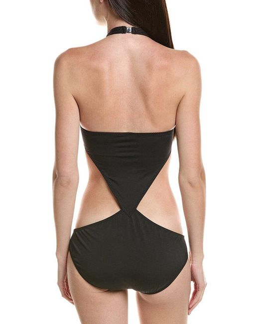 Norma Kamali Black Chuck One-Piece