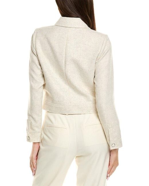 Tahari Natural Linen-Blend Jacket