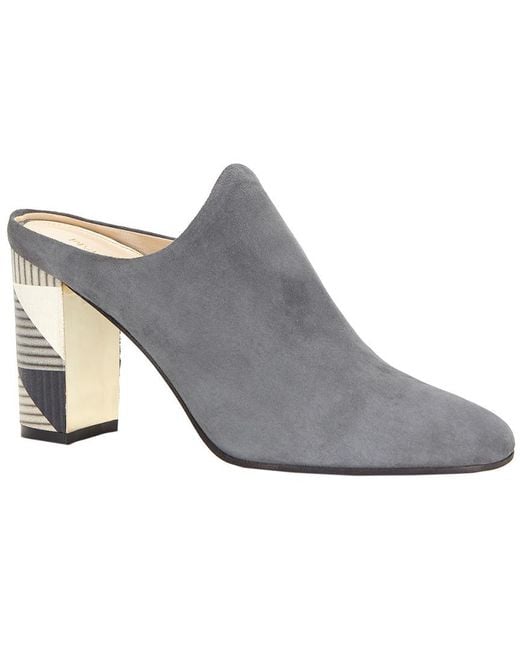 Marion Parke Gray Kirwan Suede Mule