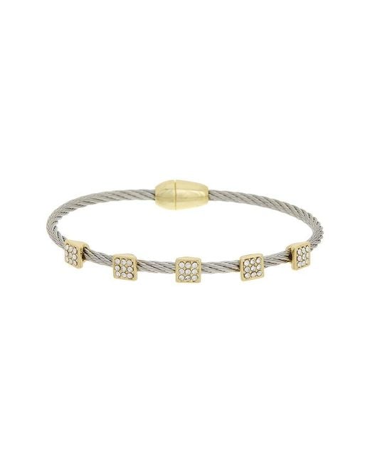Juvell Metallic 18K Plated Bangle Bracelet