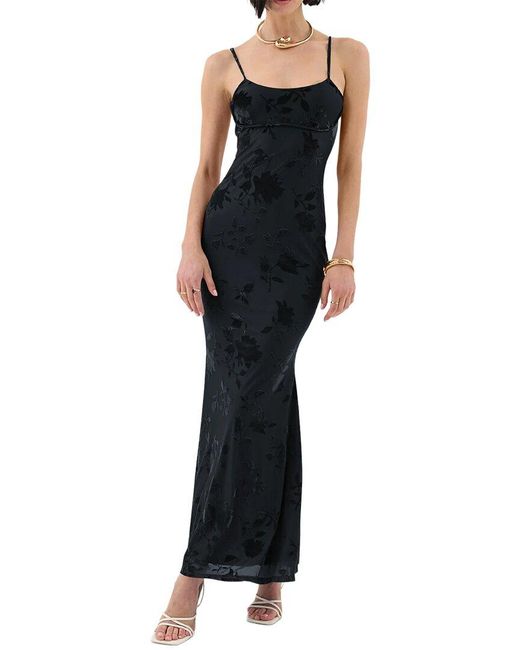 Extro & Vert Black Isabella Maxi Dress