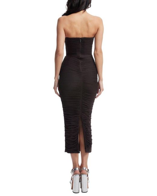 Dress the Population Black Ferra Midi Dress