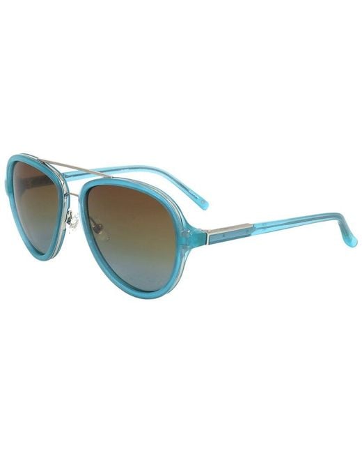 Linda Farrow Blue 58Mm Sunglasses