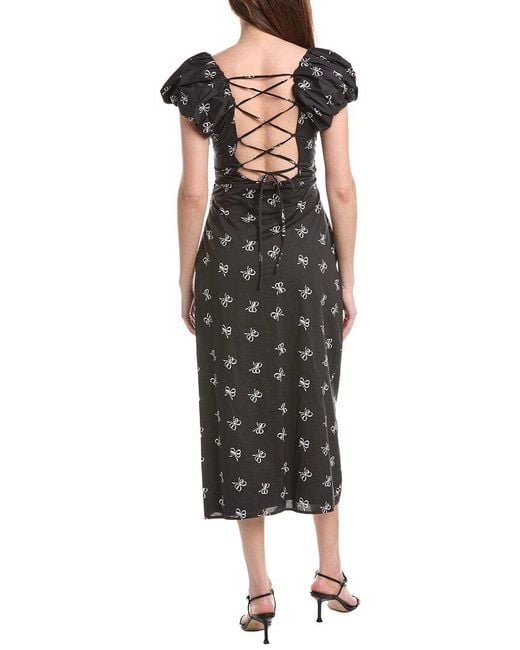 En Saison Black Ophelia Maxi Dress