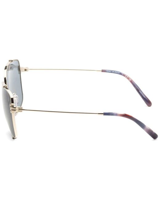 Tory Burch Blue Ty6104 56Mm Sunglasses