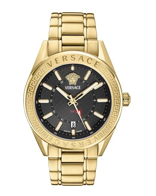 Versace Metallic V-Code Watch for men