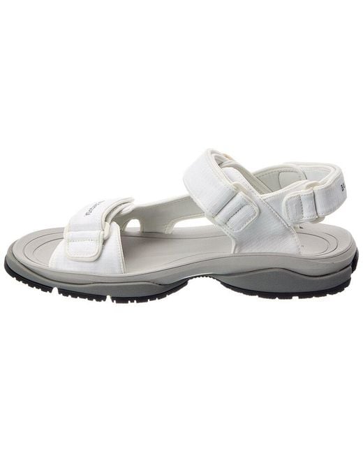 Balenciaga White Tourist Sandal for men