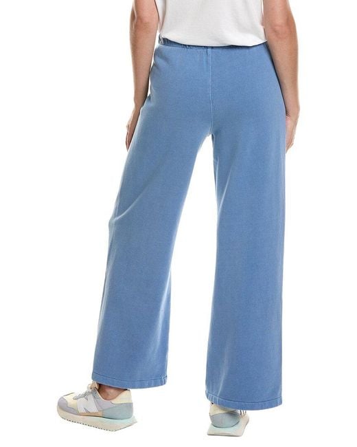 Vintage Havana Blue Heavyweight Garment Wide Leg Pant