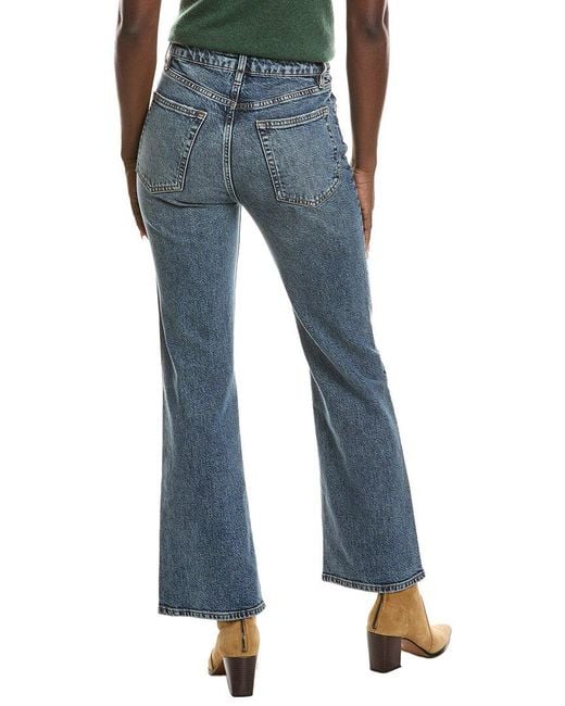 FRAME Blue Frame The Pixie Arrow Halo Bootcut Jean