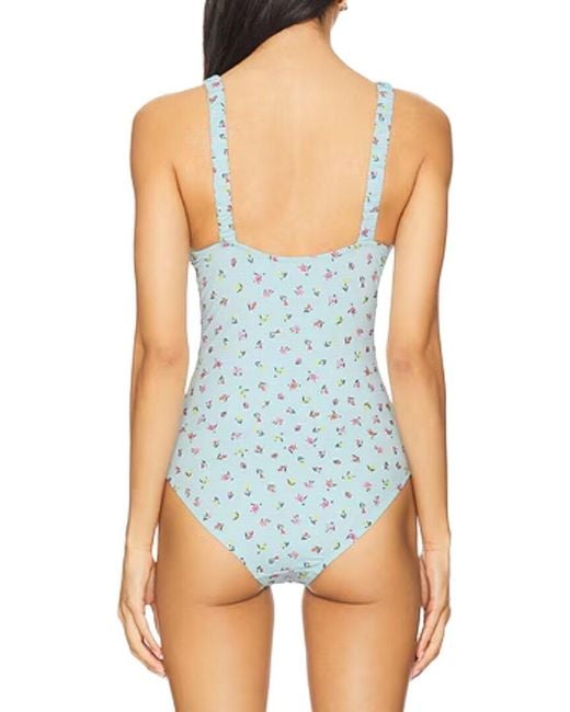 Solid & Striped Blue The Verona One-Piece