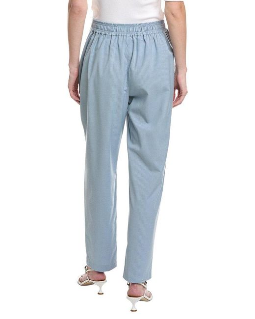 Vince Camuto Blue Drawstring Wasit Slim Pant