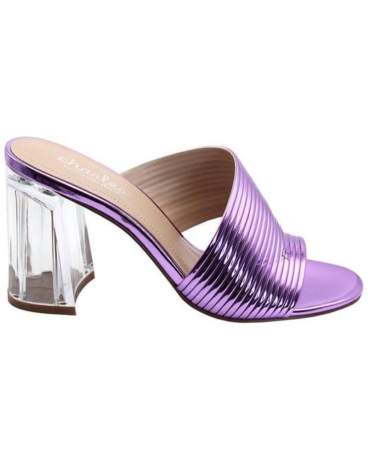 Charles David Purple Rhythmic Sandal