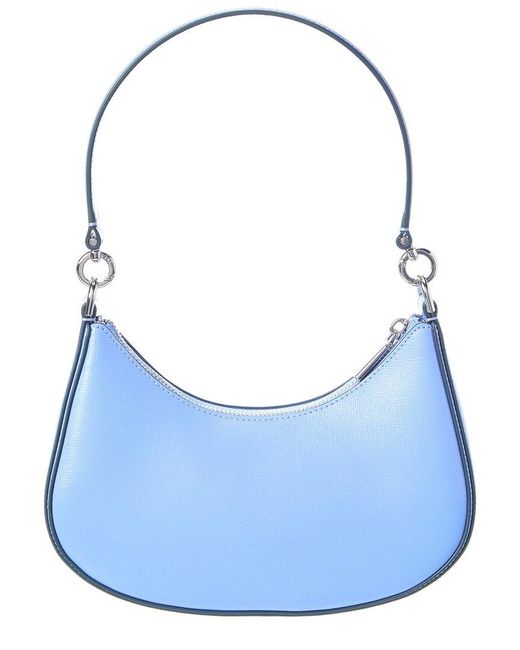 Kate Spade Blue Sam Icon Small Convertible Leather Crossbody