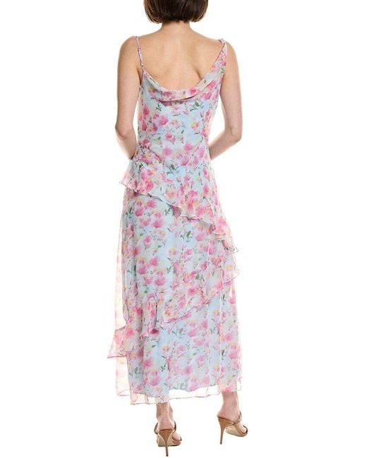Astr Red Levina Maxi Dress