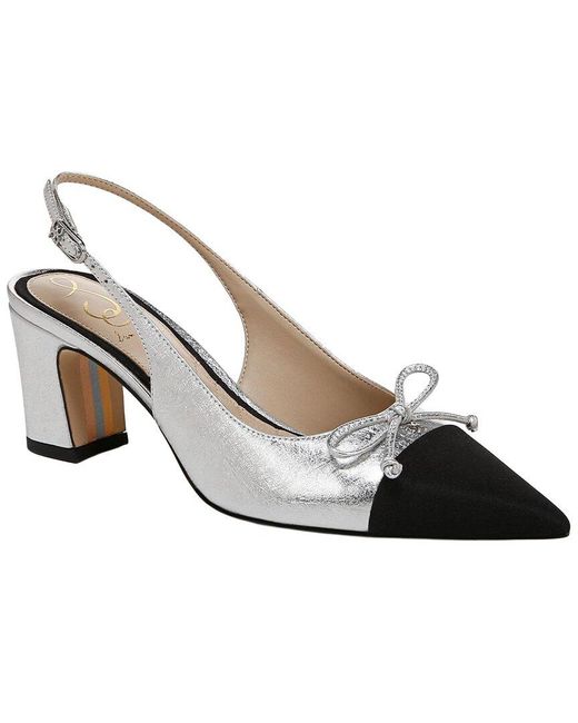 Sam Edelman Metallic Willette Leather Slingback