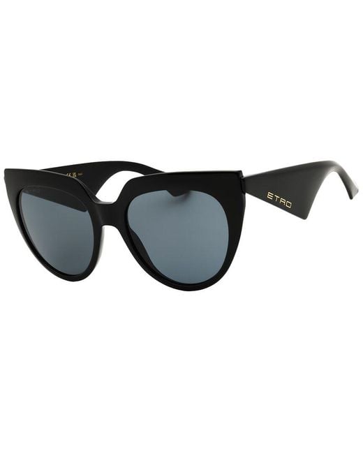 Etro Black 55Mm Sunglasses