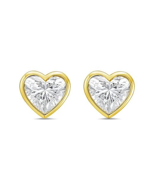 Diana M White Diana M. 14K 1.50 Ct. Tw. Lab-Grown Diamond Stud Earrings