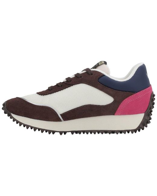 Vintage Havana Multicolor Cosmic 31 Suede-Trim Sneaker