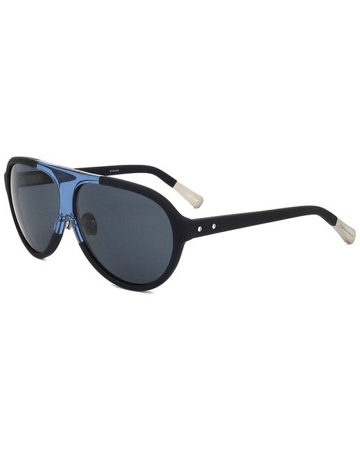 Linda Farrow Blue Kris Van Assche By Linda Farrow Kva33 54mm Sunglasses for men