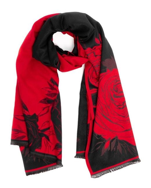 Saachi Red Reversible Scarf