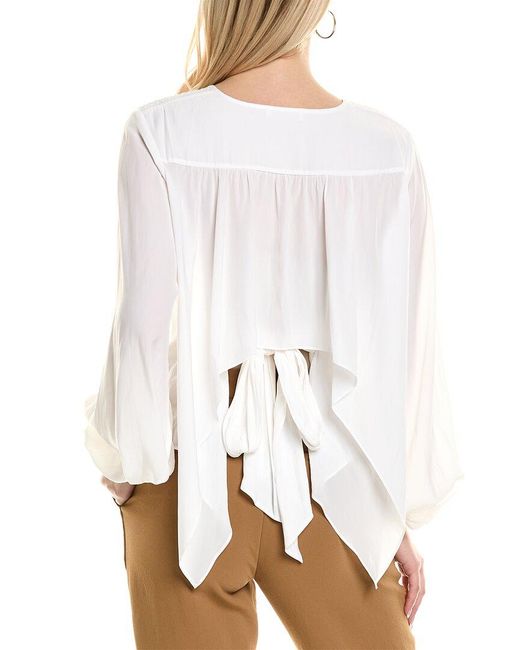 Ramy Brook White Angelica Top